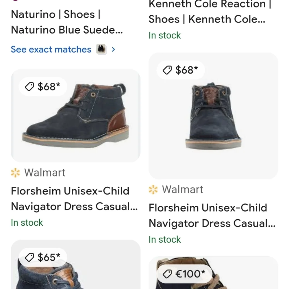 Florsheim Unisex-Child Navigator Dress‎ Casual Chukka Boot Child Kids size 11M •
